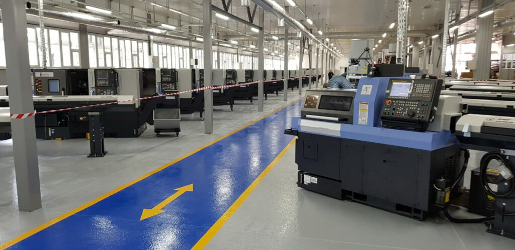 Наливной промышленный пол