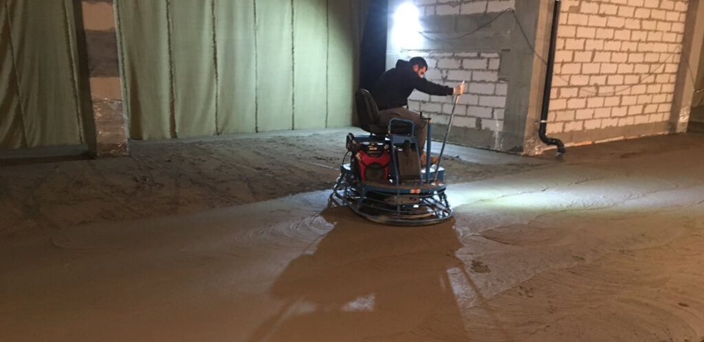 Полимерные наливные полы монтаж